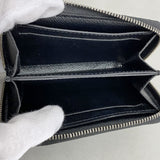 【6fe6359-k】ルイヴィトン コインケース ダミエ・グラフィット ジッピーコインパース N63076 ブラック グレー【中古】メンズ