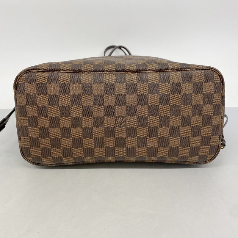 【6fe6367】ルイヴィトン トートバッグ ダミエ ネヴァーフルMM N51105 エベヌ【中古】レディース