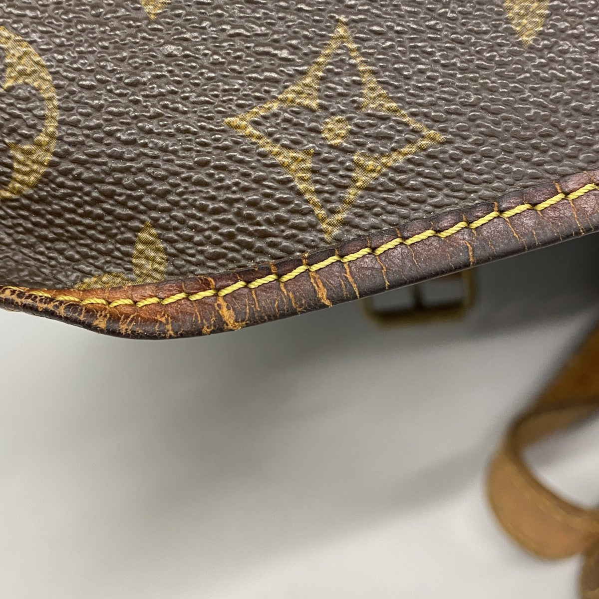 【6fe6369】ルイヴィトン ショルダーバッグ モノグラム ソミュール35 M42254 ブラウン【中古】レディース