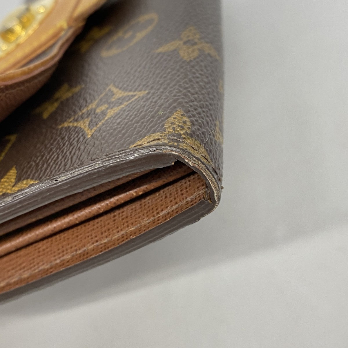 【6fe6371】ルイヴィトン 長財布 モノグラム ポルトフォイユボエシ M63220 ブラウン【中古】レディース