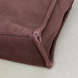 【6fe6376】エルメス トートバッグ フールトゥMM キャンバス ブラウン シルバー金具【中古】メンズ レディース ユニセックス