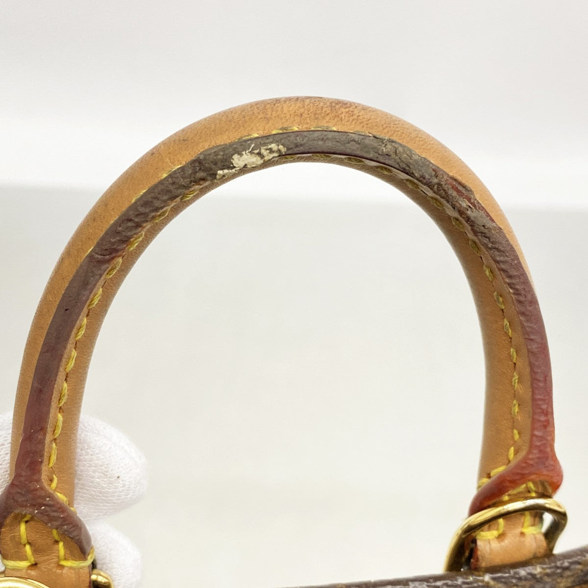 【6fe6378】ルイヴィトン ハンドバッグ モノグラム プティットサックプラ M69442 ブラウン 2wayバッグ【中古】レディース
