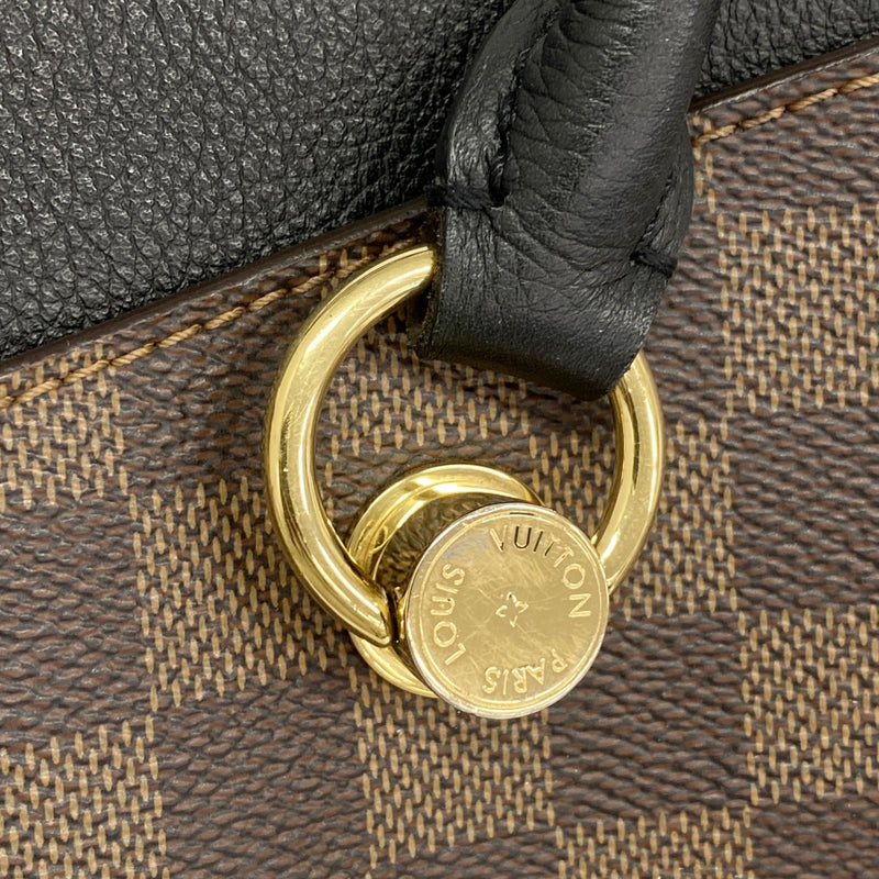 【6fe6382】ルイヴィトン トートバッグ ダミエ LVリバーサイド N40050 エベヌ ノワール【中古】レディース