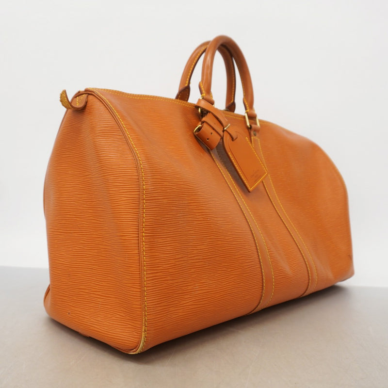 【6fe6391】ルイヴィトン ボストンバッグ エピ キーポル45 M42978 ジパングゴールド【中古】メンズ レディース ユニセックス