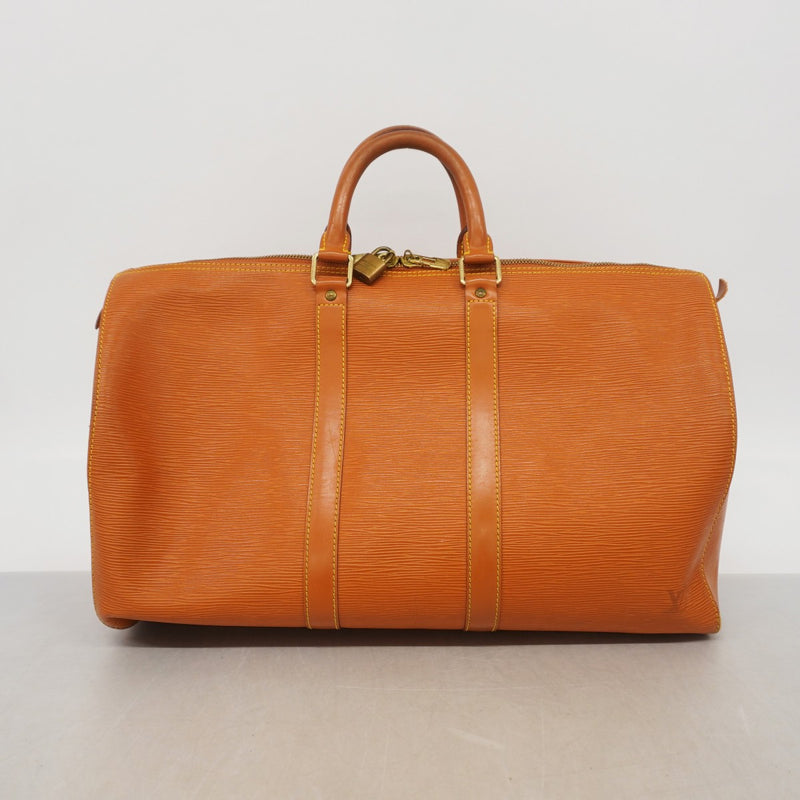 【6fe6391】ルイヴィトン ボストンバッグ エピ キーポル45 M42978 ジパングゴールド【中古】メンズ レディース ユニセックス