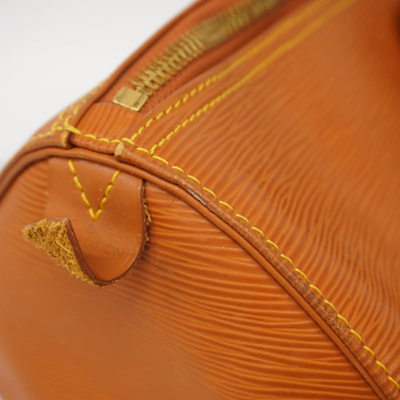 【6fe6391】ルイヴィトン ボストンバッグ エピ キーポル45 M42978 ジパングゴールド【中古】メンズ レディース ユニセックス