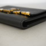 【6fe6393】ルイヴィトン 三つ折り財布 トリヨン ポルトフォイユカプシーヌ M67886 ノワール【中古】レディース