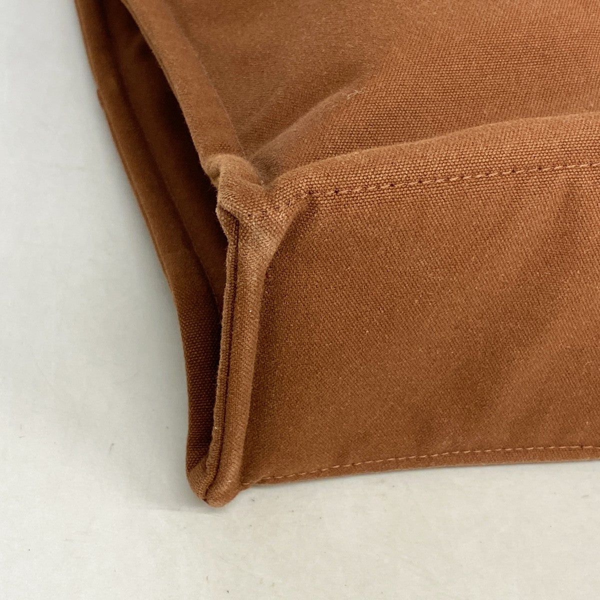 【6fe6396-k】エルメス トートバッグ フールトゥMM キャンバス ブラウン シルバー金具【中古】メンズ レディース ユニセックス