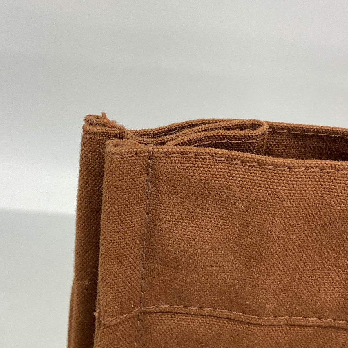【6fe6396-k】エルメス トートバッグ フールトゥMM キャンバス ブラウン シルバー金具【中古】メンズ レディース ユニセックス