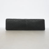 【6fe6437】シャネル ショルダーバッグ マトラッセ Wチェーン ラムスキン ブラック ゴールド金具【中古】レディース