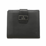 【6fe6442】グッチ 財布 035 4276 2100 レザー ブラック シルバー金具【中古】メンズ レディース ユニセックス