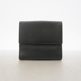【6fe6442】グッチ 財布 035 4276 2100 レザー ブラック シルバー金具【中古】メンズ レディース ユニセックス