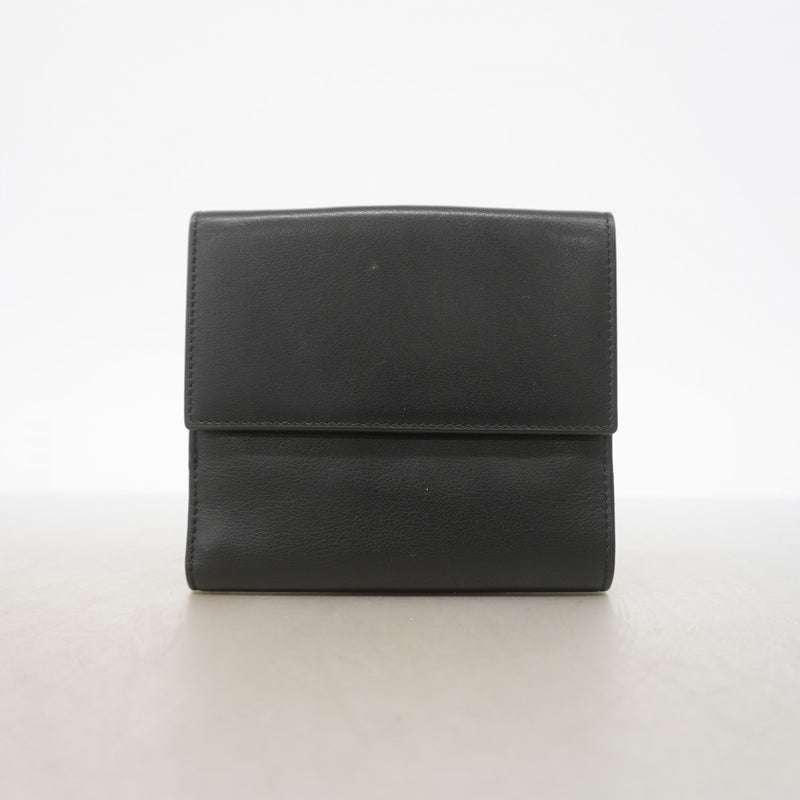【6fe6442】グッチ 財布 035 4276 2100 レザー ブラック シルバー金具【中古】メンズ レディース ユニセックス