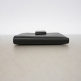 【6fe6442】グッチ 財布 035 4276 2100 レザー ブラック シルバー金具【中古】メンズ レディース ユニセックス