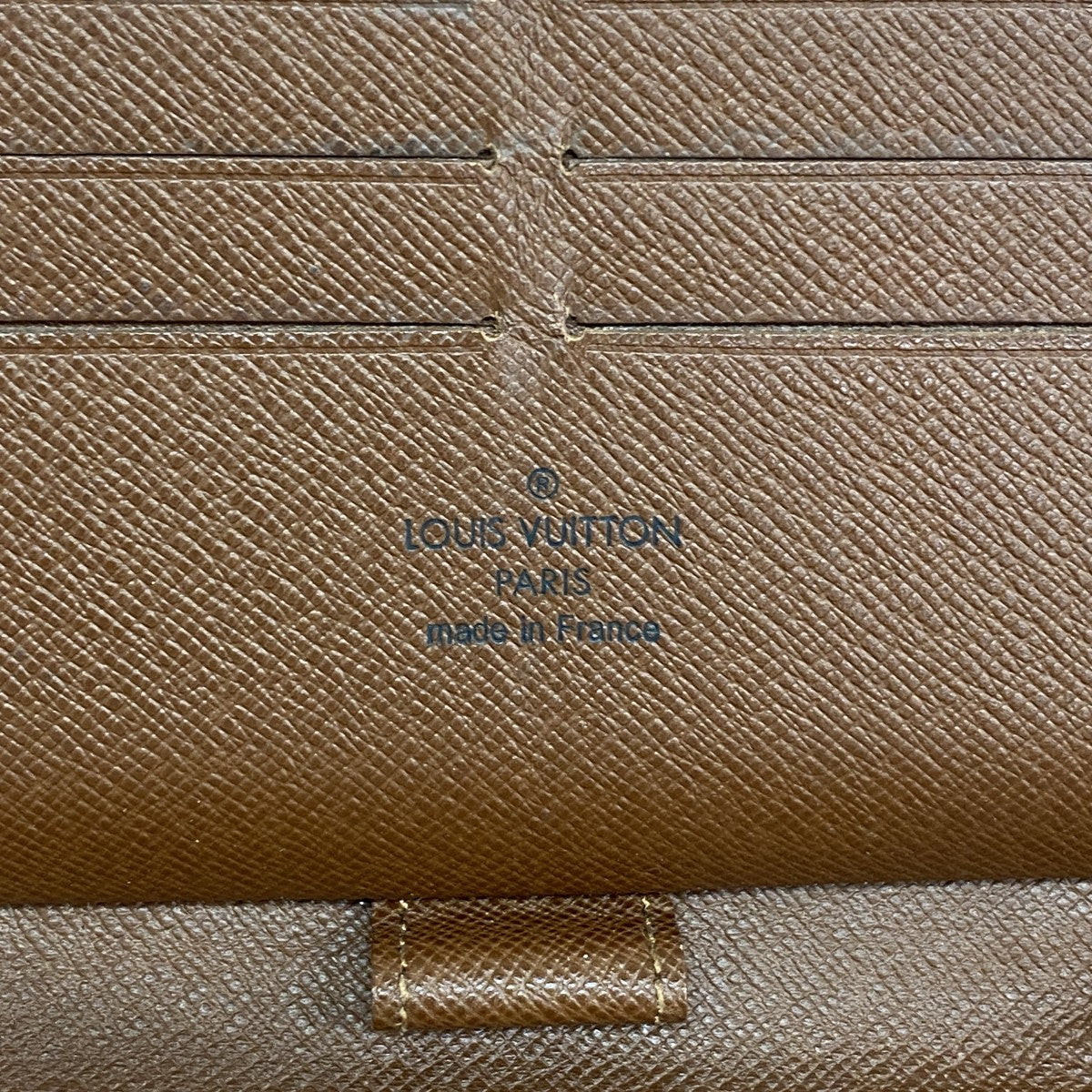【6fe6451】ルイヴィトン 長財布 モノグラム ジッピーオーガナイザー M60002 ブラウン【中古】メンズ