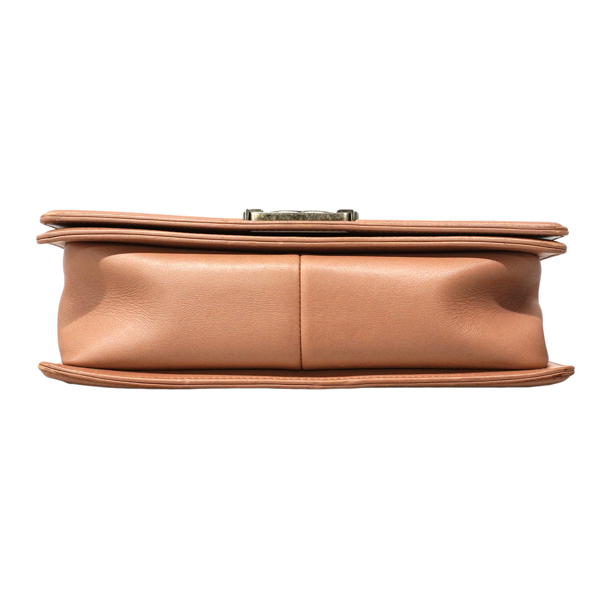 【6fe6457】シャネル ショルダーバッグ ボーイシャネル チェーンショルダー ラムスキン ピンク シルバー金具【中古】レディース