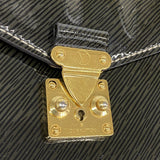 【6fe6471】ルイヴィトン ハンドバッグ シャイニーエピ/モノグラム･リバース ポシェットメティスMINI M54990 グレー ブラウン 2wayバッグ【中古】レディース