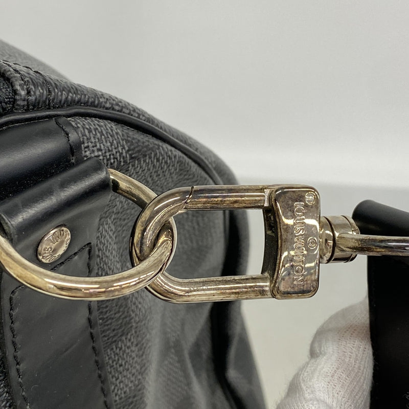 【6fe6474】ルイヴィトン ボストンバッグ ダミエ・グラフィット キーポルバンドリエール45 N41418 ブラック グレー【中古】メンズ レディース ユニセックス