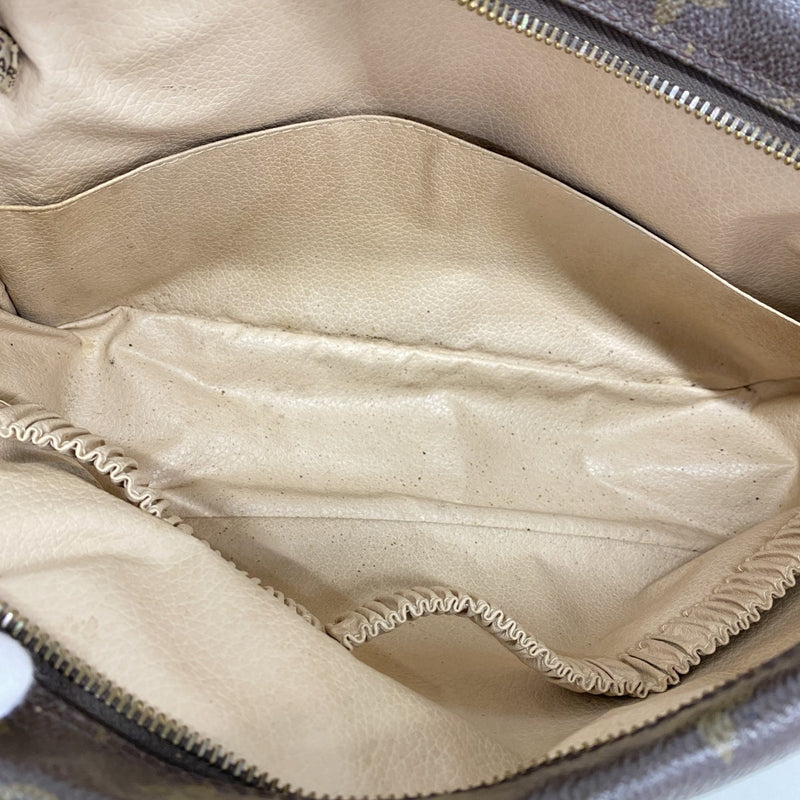 【6fe6476】ルイヴィトン ポーチ モノグラム トゥルーストワレット27 M45722 ブラウン【中古】レディース