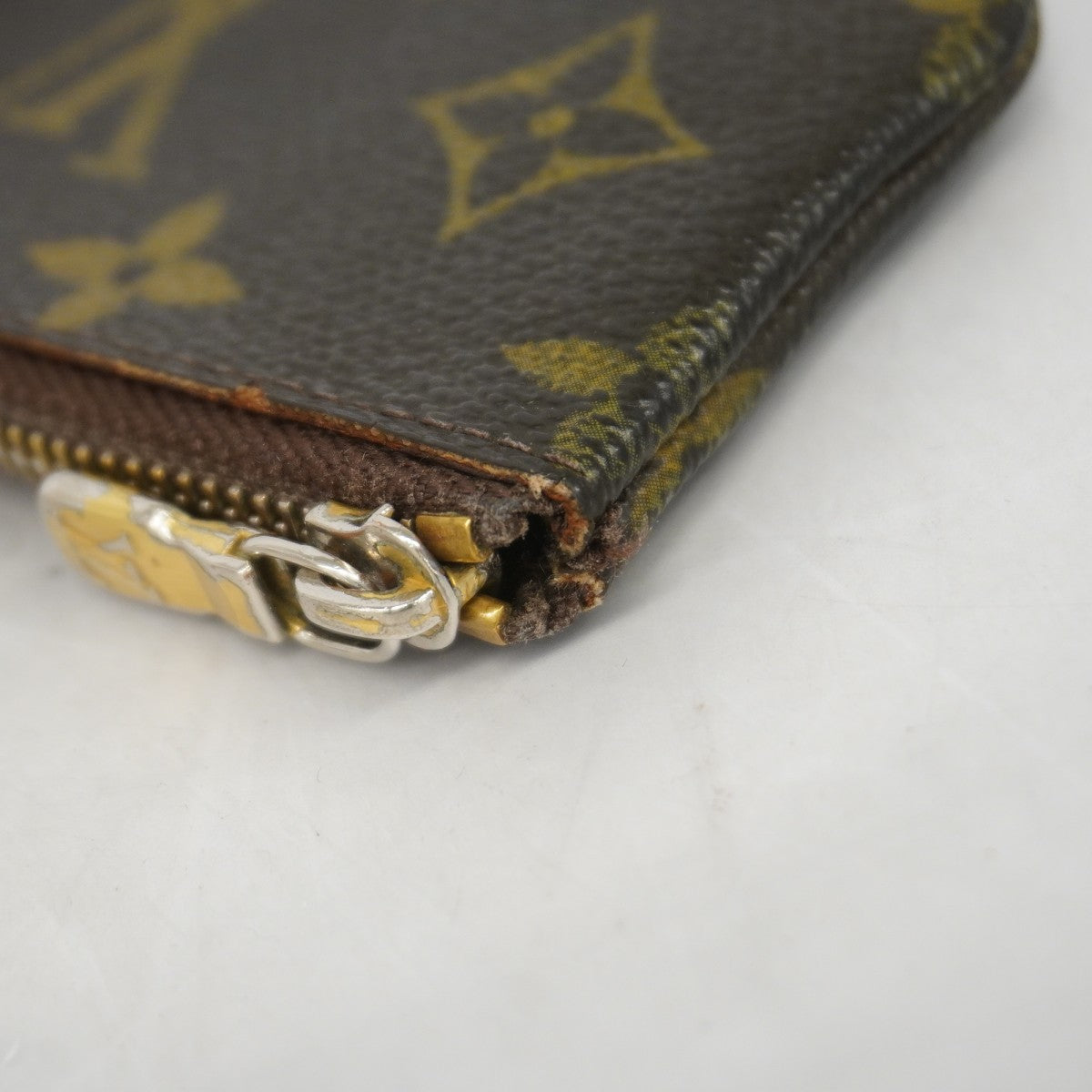 【6fe6487】ルイヴィトン コインケース モノグラム ポシェットクレ M62650 ブラウン【中古】メンズ レディース ユニセックス