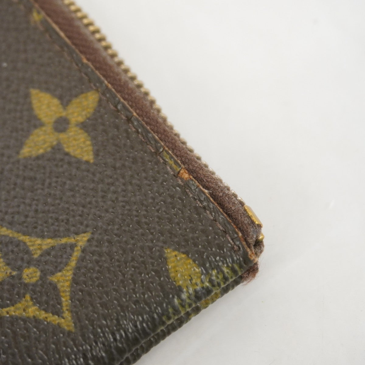 【6fe6487】ルイヴィトン コインケース モノグラム ポシェットクレ M62650 ブラウン【中古】メンズ レディース ユニセックス
