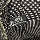 【6fe6490】エルメス トートバッグ エールラインMM キャンバス グレー シルバー金具【中古】メンズ レディース ユニセックス