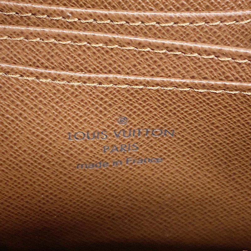 【6fe6492】ルイヴィトン コインケース モノグラム ジッピーコインパース M60067 ブラウン【中古】メンズ レディース ユニセックス