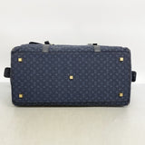 【6fe6495】ルイヴィトン ボストンバッグ モノグラム・ミニ ルイーズ M42321 TSTブルー【中古】メンズ レディース ユニセックス