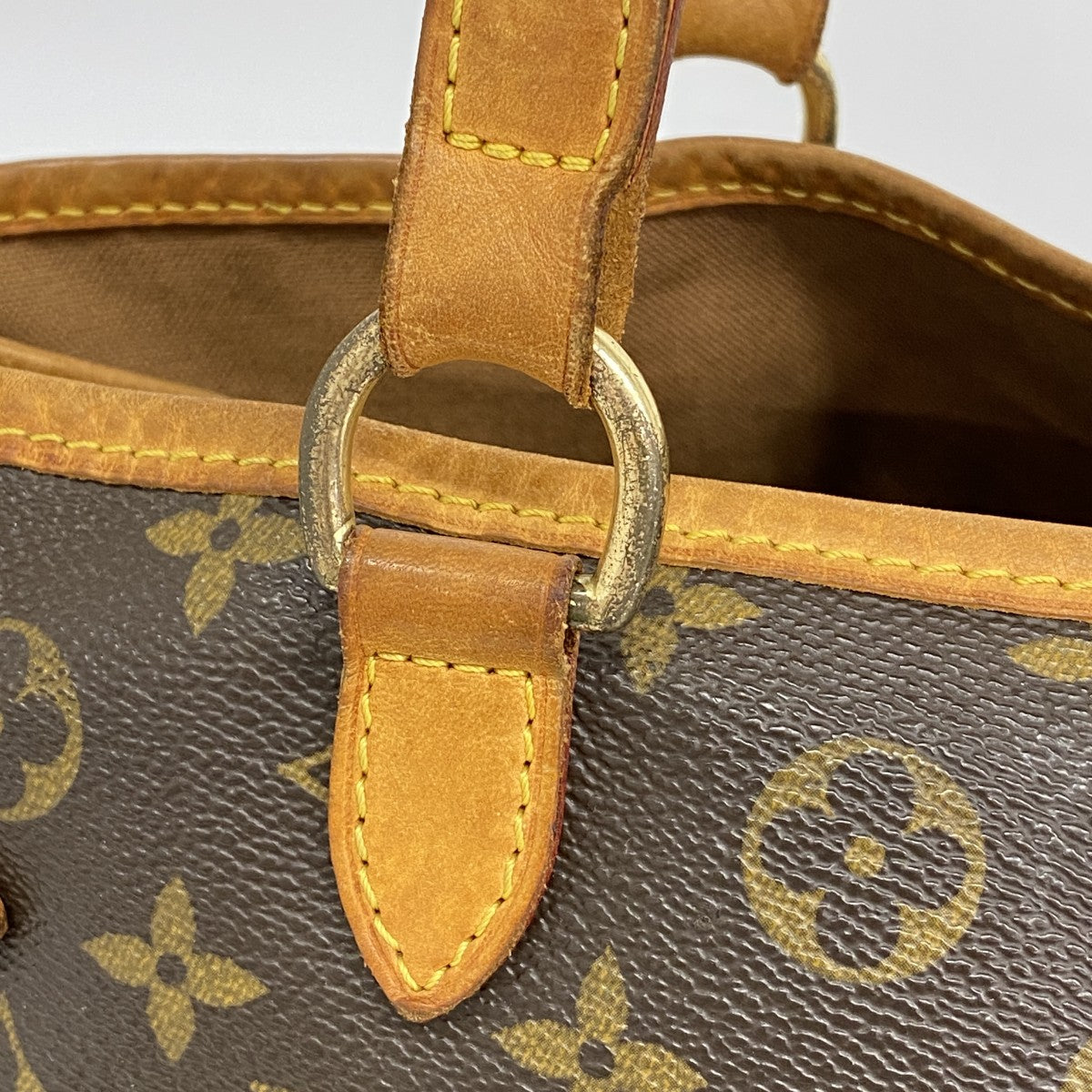 【6fe6497】ルイヴィトン トートバッグ モノグラム バティニョールオリゾンタル M51154 ブラウン【中古】レディース