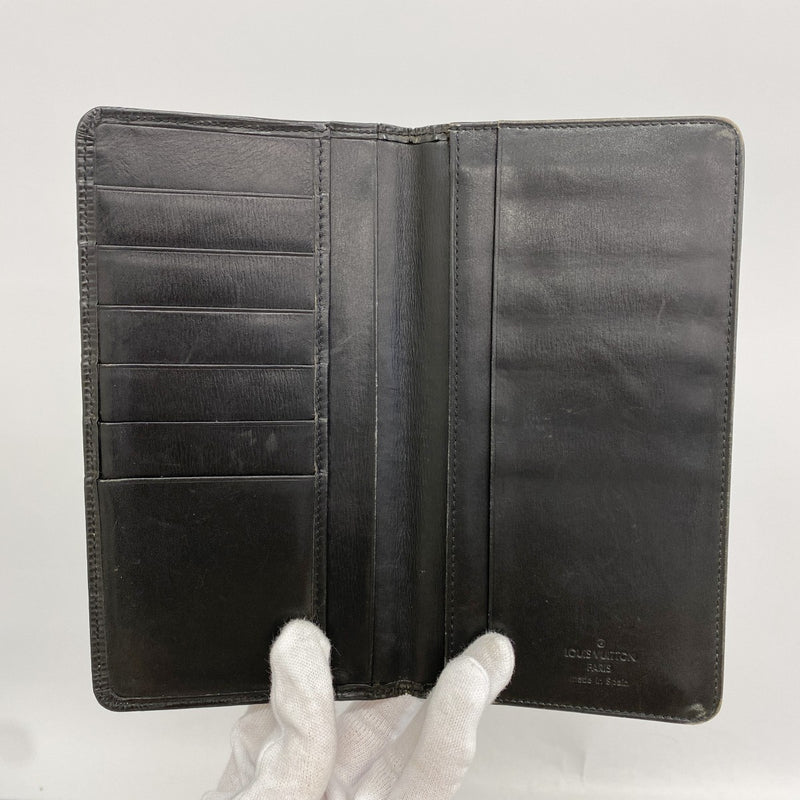 【6fe6501】ルイヴィトン 長札入れ エピ ノワール【中古】レディース
