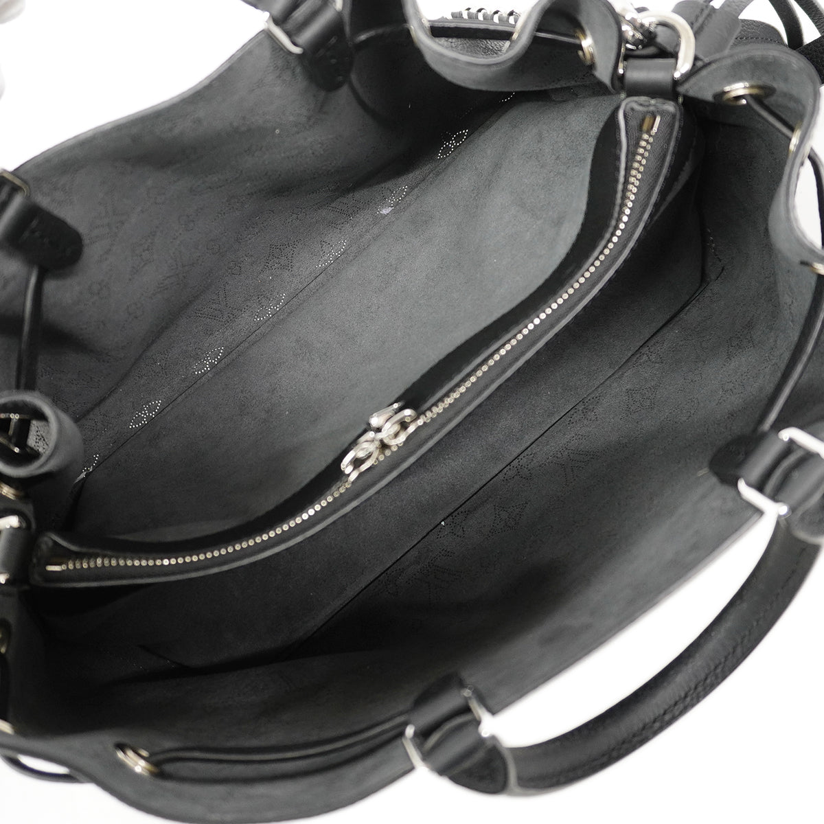 【6fe6513】ルイヴィトン トートバッグ マヒナ ベラトート M59200 ノワール 2wayバッグ【中古】レディース