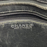 【6fe6532】シャネル トートバッグ 復刻トート キャビアスキン ブラック シルバー金具【中古】レディース