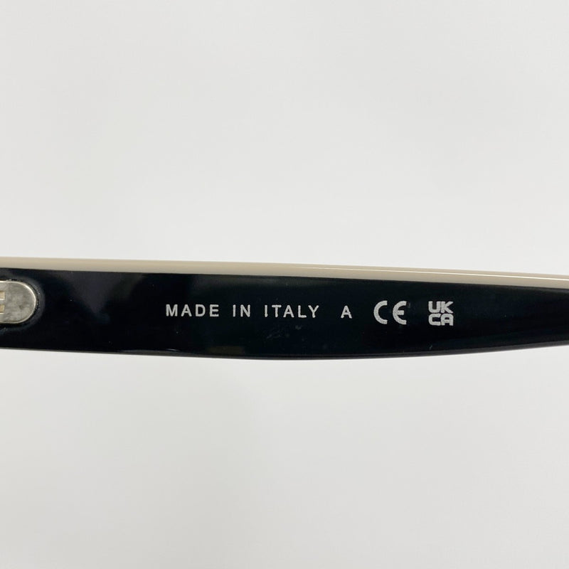 【6fe6533】シャネル サングラス 5414-A プラスチック ブラック シルバー金具【中古】レディース