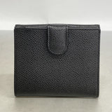 【6fe6534】シャネル 財布 キャビアスキン ブラック ゴールド金具【中古】レディース