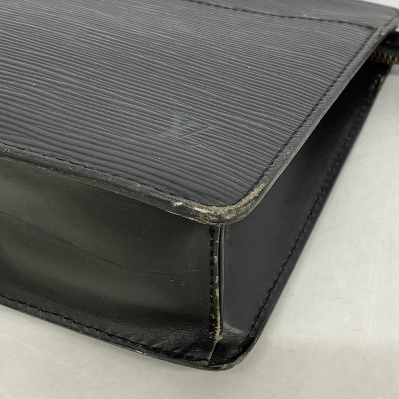 【6fe6540】ルイヴィトン クラッチバッグ エピ ポシェットオム M52522 ノワール【中古】メンズ