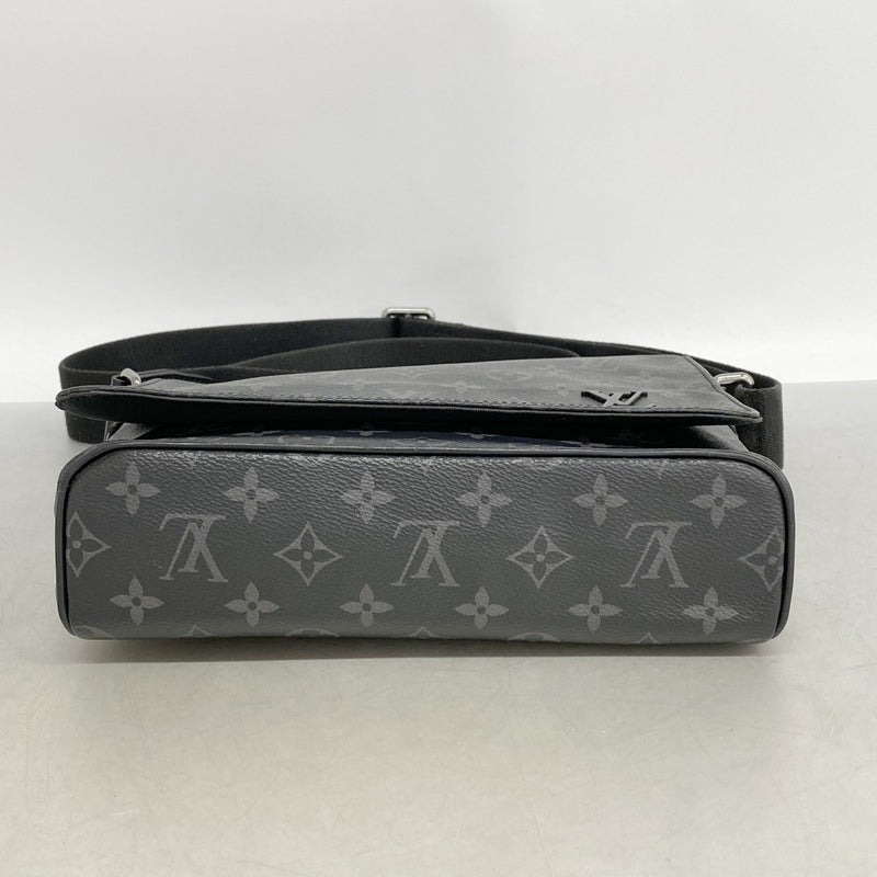 【6fe6544】ルイヴィトン ショルダーバッグ モノグラム・エクリプス ディストリクトPM NV2 M45272 ブラック【中古】メンズ