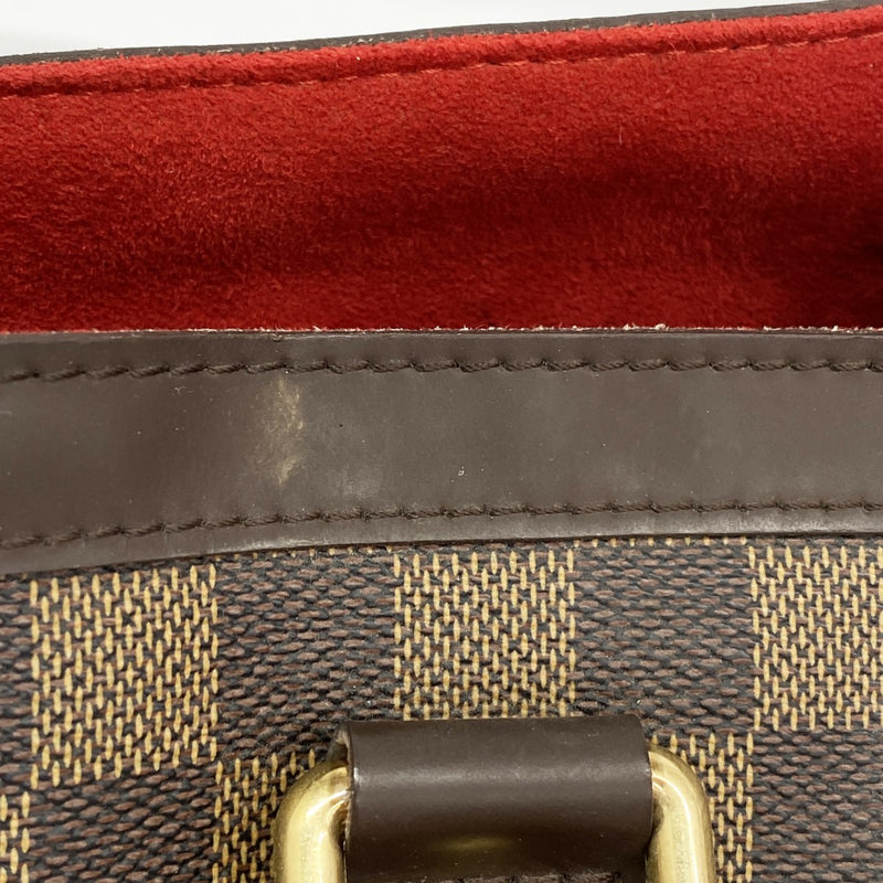【6fe6545】ルイヴィトン トートバッグ ダミエ ハムステッドPM N51205 エベヌ【中古】レディース