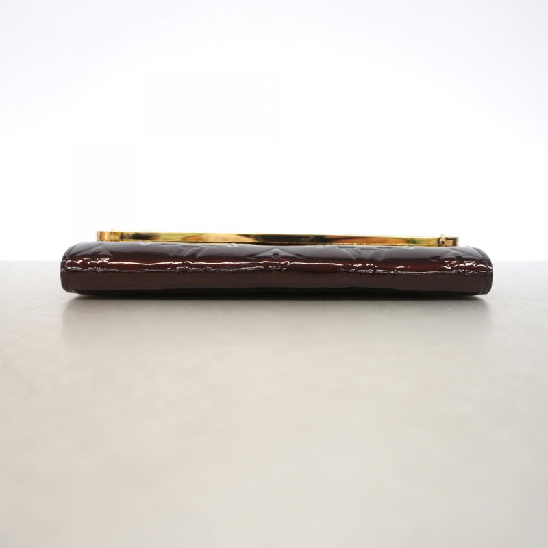【6fe6555】ルイヴィトン 長財布 ヴェルニ ポルトフォイユロスモア M91591 アマラント【中古】レディース