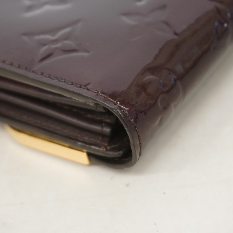 【6fe6555】ルイヴィトン 長財布 ヴェルニ ポルトフォイユロスモア M91591 アマラント【中古】レディース