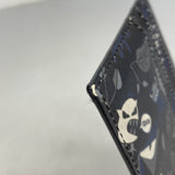 【6fe6562】フェンディ カードケース モンスター レザー ブラック シルバー金具【中古】メンズ レディース ユニセックス