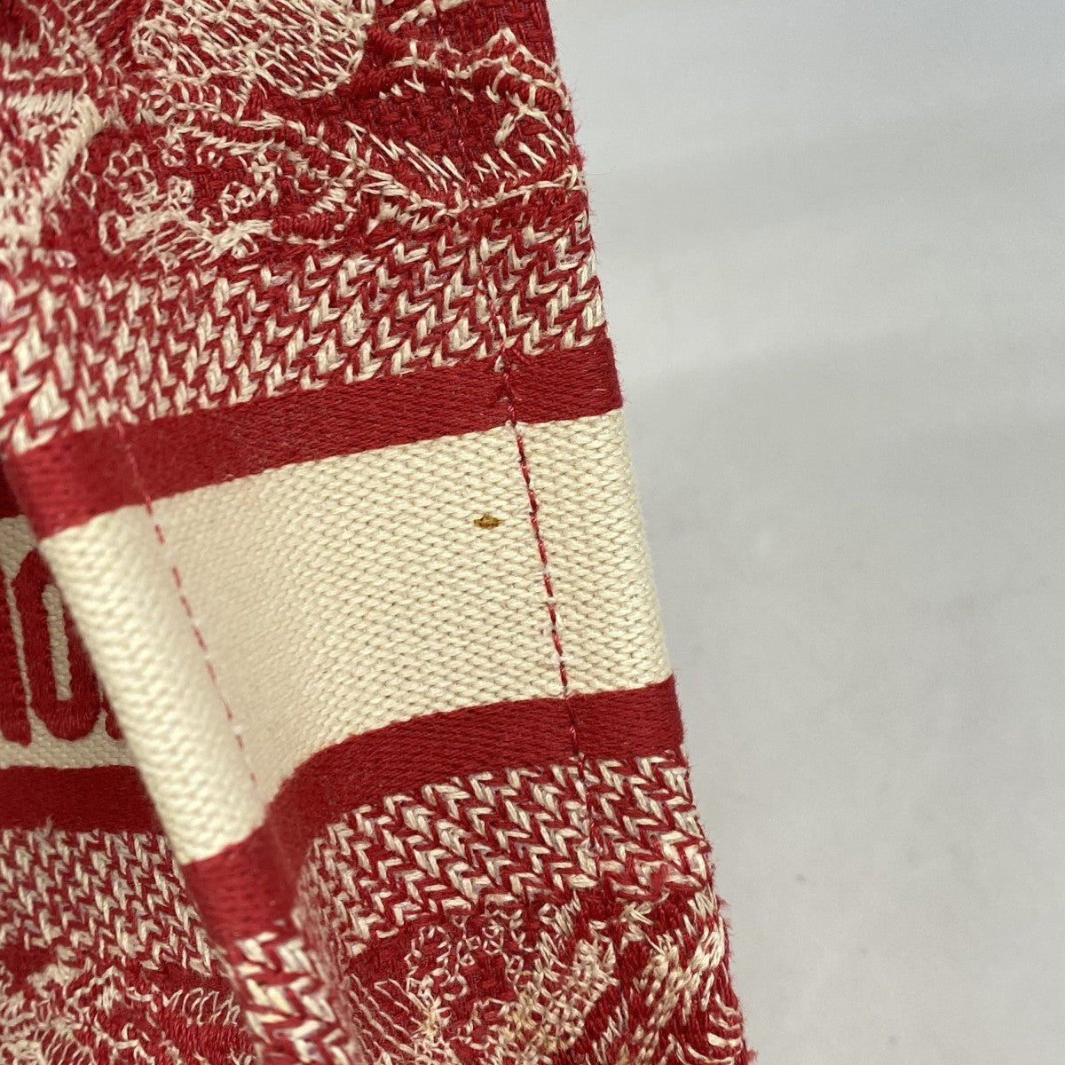 【6fe6563】クリスチャンディオール ハンドバッグ ブックトートミニ キャンバス ピンク【中古】レディース