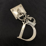【6fe6564】クリスチャンディオール ショルダーバッグ トロッター ナイロン ブラック シルバー金具【中古】レディース
