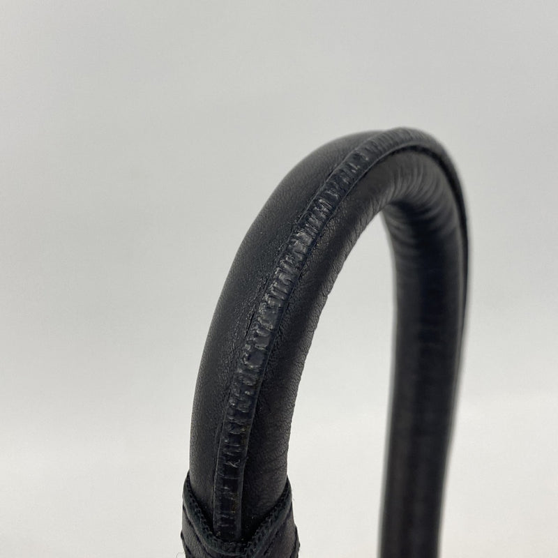 【6fe6564】クリスチャンディオール ショルダーバッグ トロッター ナイロン ブラック シルバー金具【中古】レディース
