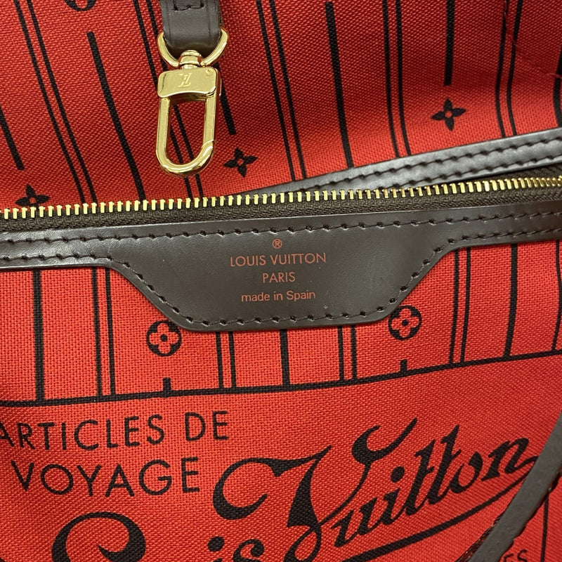 【6fe6568】ルイヴィトン トートバッグ ダミエ ネヴァーフルMM N51105 エベヌ【中古】レディース