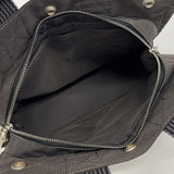 【6fe6583】エルメス ハンドバッグ エールラインPM キャンバス グレー シルバー金具【中古】レディース