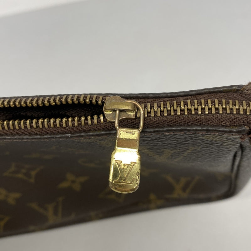 【6fe6596】ルイヴィトン ポーチ モノグラム ポシェットアクセソワール M51980 ブラウン【中古】レディース
