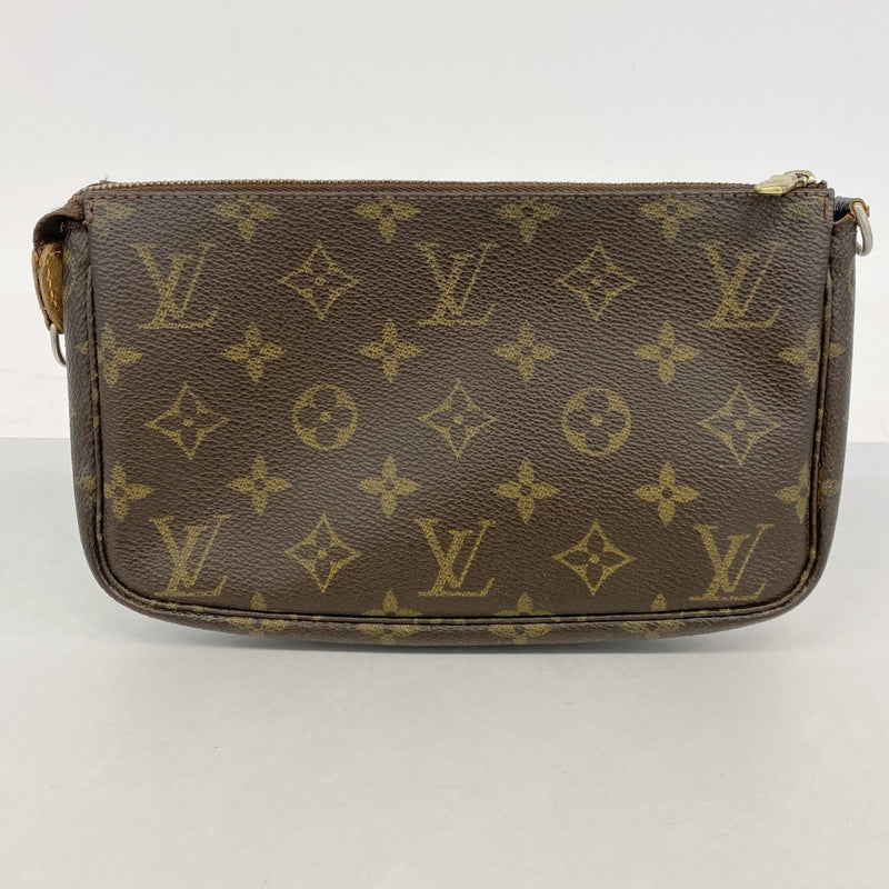 【6fe6596】ルイヴィトン ポーチ モノグラム ポシェットアクセソワール M51980 ブラウン【中古】レディース