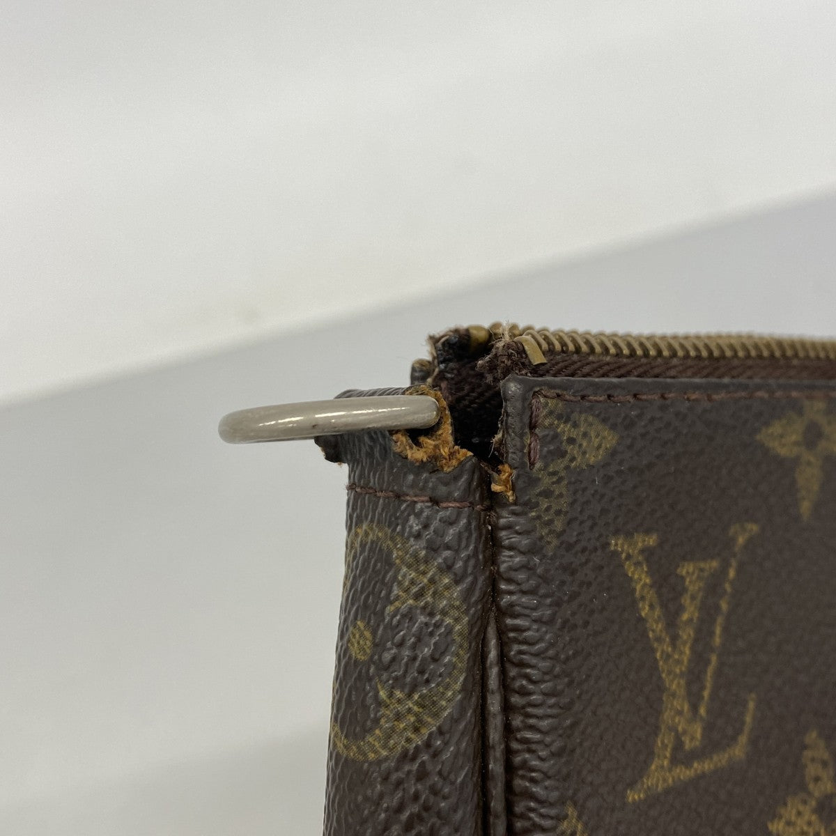 【6fe6596】ルイヴィトン ポーチ モノグラム ポシェットアクセソワール M51980 ブラウン【中古】レディース