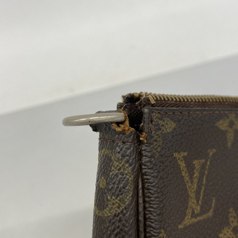 【6fe6596】ルイヴィトン ポーチ モノグラム ポシェットアクセソワール M51980 ブラウン【中古】レディース