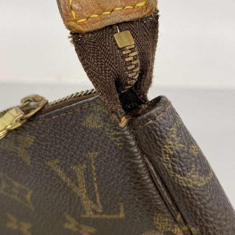【6fe6596】ルイヴィトン ポーチ モノグラム ポシェットアクセソワール M51980 ブラウン【中古】レディース